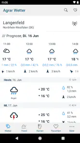 Agrar Wetter screenshot