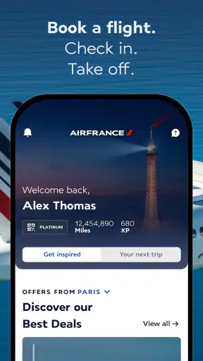 Air France - Flugbuchung screenshot 1