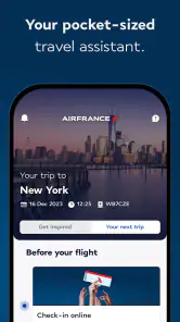 Air France - Flugbuchung screenshot