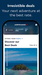 Air France - Flugbuchung screenshot