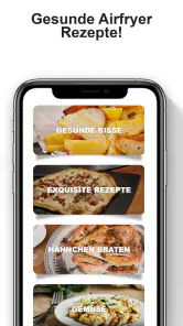 Airfryer rezepte deutsch screenshot