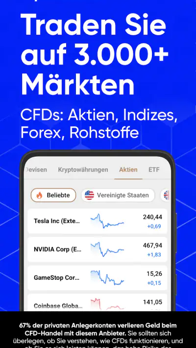 Aktien app - Capital.com screenshot 1