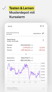 Aktienkurse im Blick - onvista screenshot