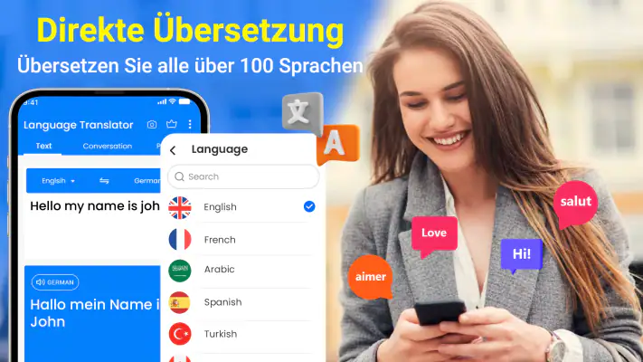 Alle Sprachen übersetzen screenshot 1