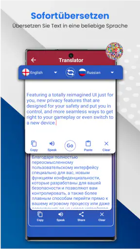 Alle Sprachen Übersetzer App screenshot 1
