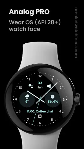 Analog PRO: Watch face screenshot 1