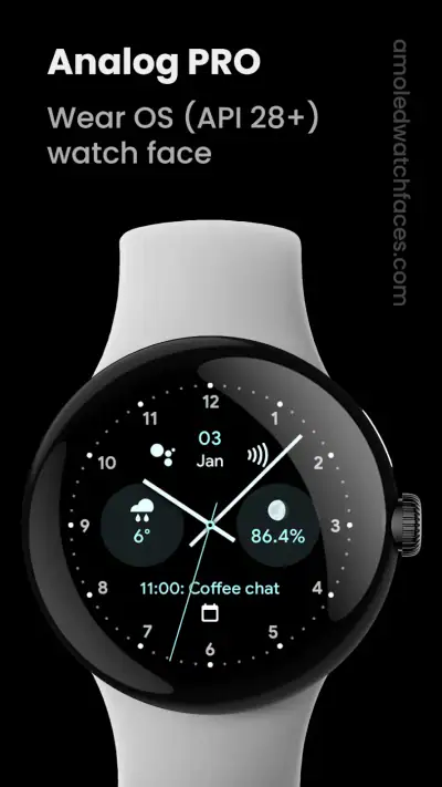 Analog PRO: Watch face screenshot 1