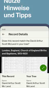 Ancestry: Familie und DNA screenshot