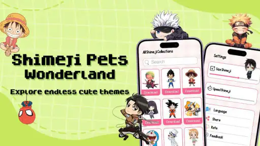 Anime Shimeji Bildschirmtiere screenshot 1
