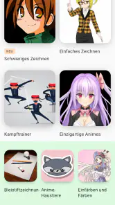 Anime zeichnen lernen app screenshot