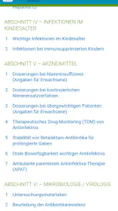 Antibiotika – Antiinfektiva screenshot