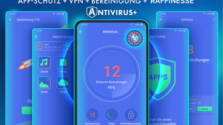 Antivirus - Reiniger, VPN screenshot 1