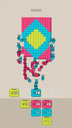 Ants Flow: Pixel Art & Rätsel screenshot 1