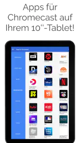Apps für Chromecast screenshot