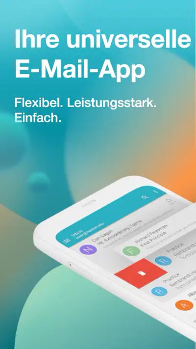 Aqua Mail – schnell & sicher screenshot 1