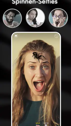 AR Spinnen: Erschrecke Freunde screenshot 1