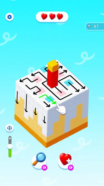 Arrow Block 3D: Tap Out Puzzle screenshot 1