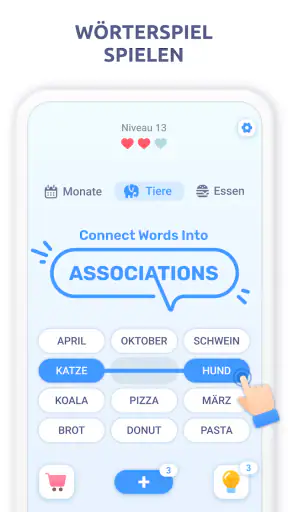 Associations - Wörter Spiele screenshot 1