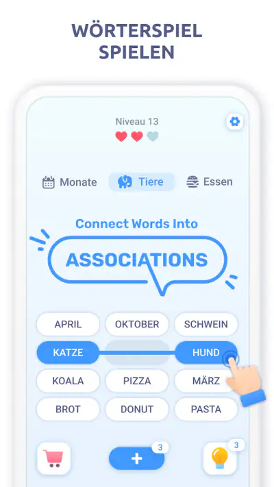 Associations - Wörter Spiele screenshot 1