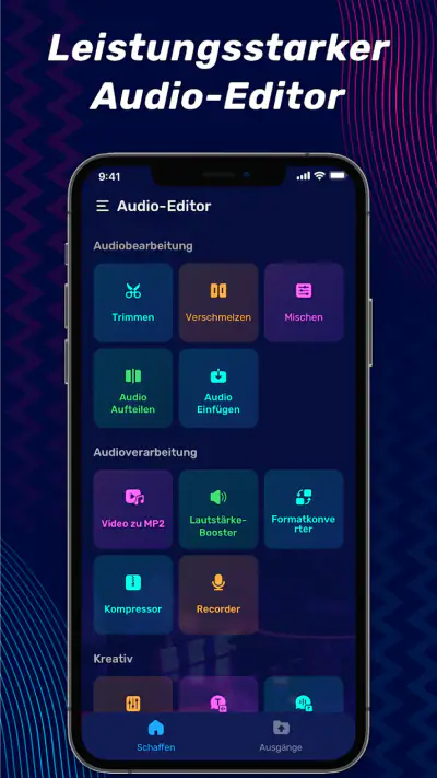 Audio-Editor, Musik Schneiden screenshot 1