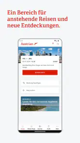 Austrian Airlines screenshot