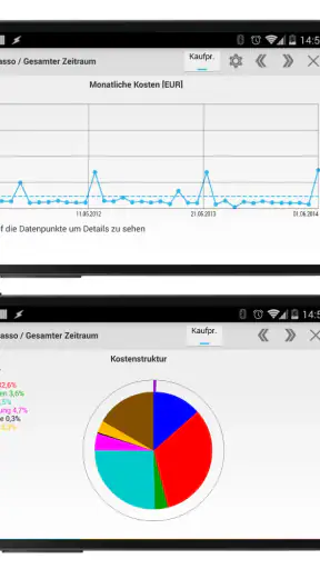 Auto-Kosten und Tankbuch PRO screenshot 1