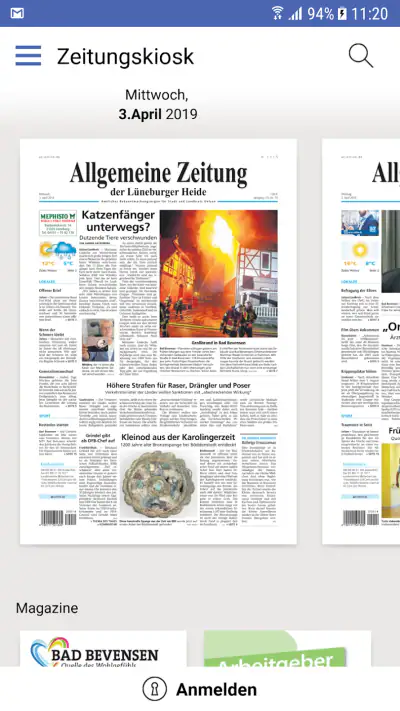 AZ ePaper screenshot 1
