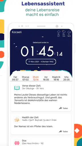 Azan-Zeit Pro :Quran, Qibla screenshot 1