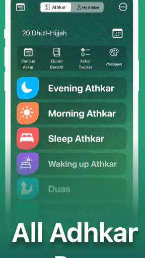 Azkar : Gebetszeiten & Athan screenshot 1