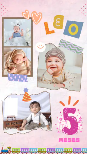 Baby-Monat-für-Monat-Fotobearb screenshot 1