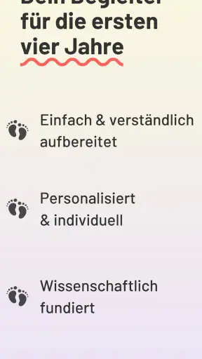 Babyjahre | Entwicklung Baby screenshot 1