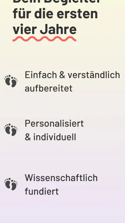 Babyjahre | Entwicklung Baby screenshot 1