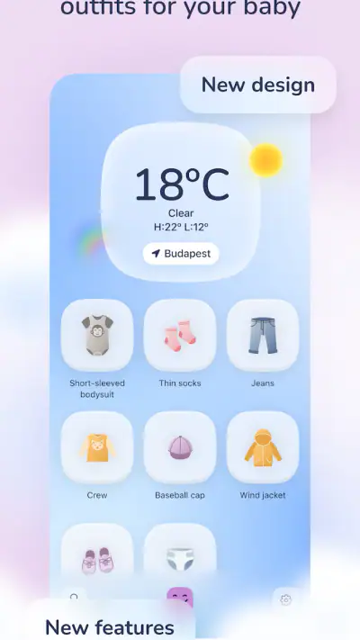 BabyWeather screenshot 1