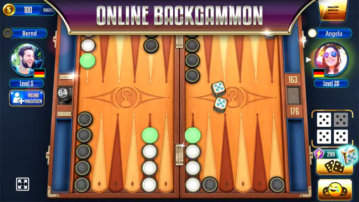 Backgammon Legends Online screenshot 1