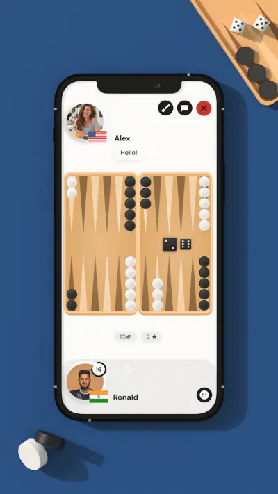 Backgammon Online screenshot 1