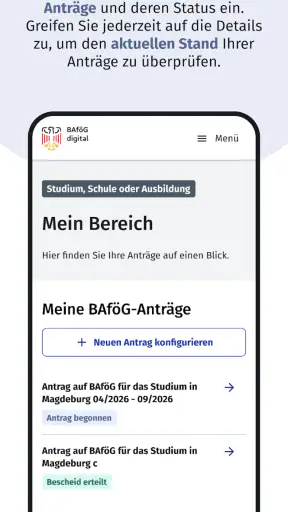 BAföG Digital screenshot 1
