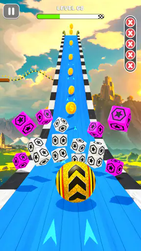 Ballrennen 3d - Ballspiele screenshot 1