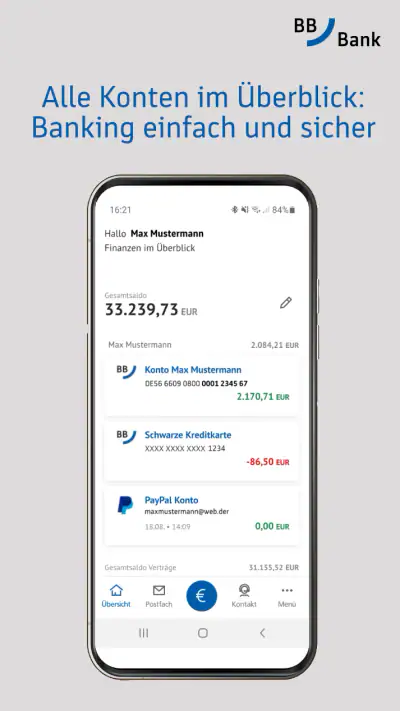 BBBank-Banking screenshot 1