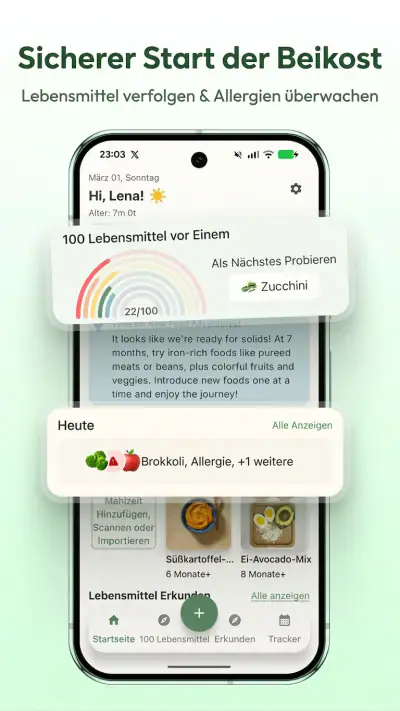 Beikost Tracker & BLW: Avo screenshot 1