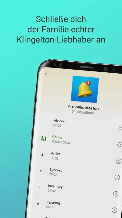 Benachrichtigungstöne screenshot 1