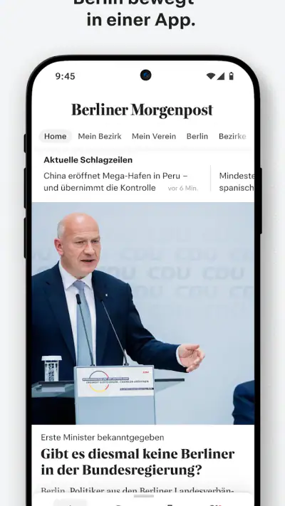 Berliner Morgenpost News screenshot 1