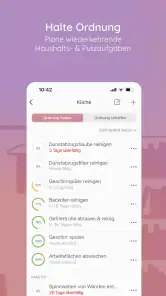 BeTidy » Putzplan & Ordnung screenshot