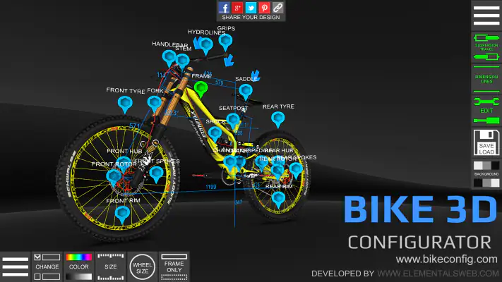 Bike 3D Configurator screenshot 1
