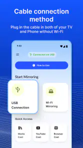 Bildschirm spiegeln-USB & WLAN screenshot