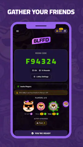 BLFFD: Party Trivia screenshot 1