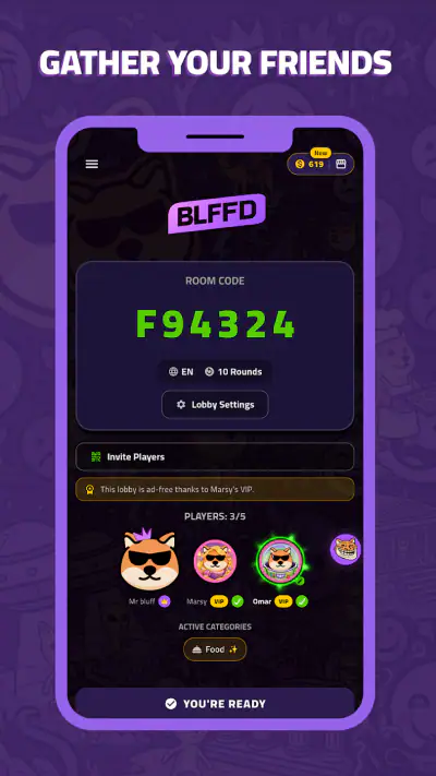 BLFFD: Party Trivia screenshot 1