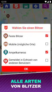 Blitzer Radarwarner screenshot