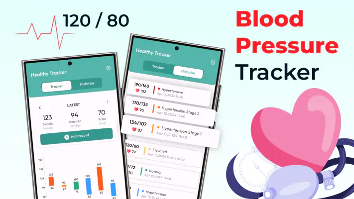 Blood Pressure Log: BP Monitor screenshot 1