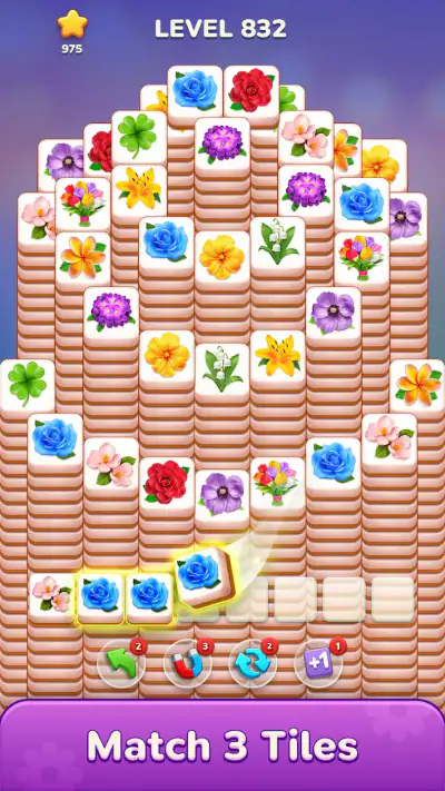 Blossom Master: 3 Tile Match screenshot 1