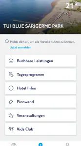 BLUE App screenshot